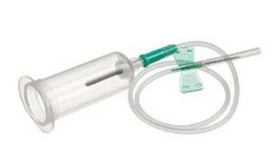 Одноразові голки для забору крові Тип: метелик з Луер адаптером і тримачем 21G (Г)× 3/4” (0,8×19 мм)